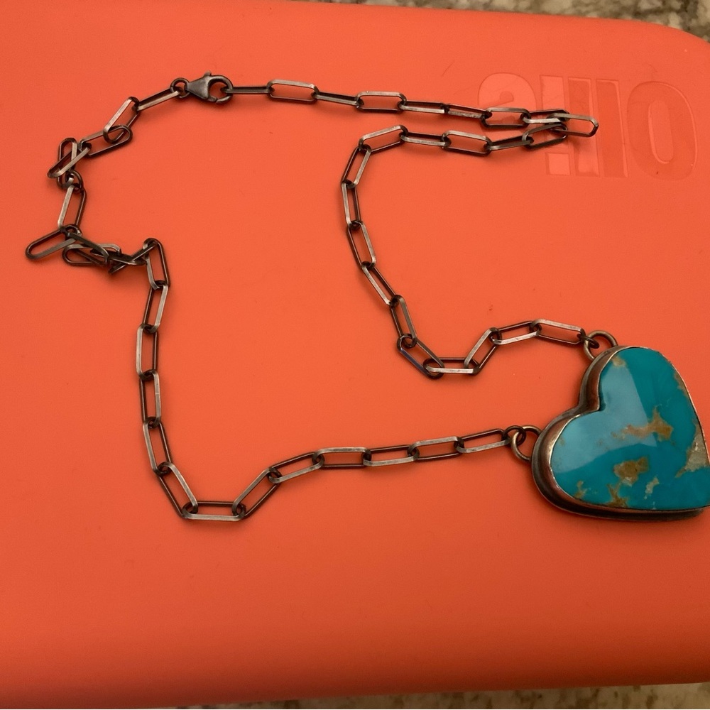Silver with genuine turquoise